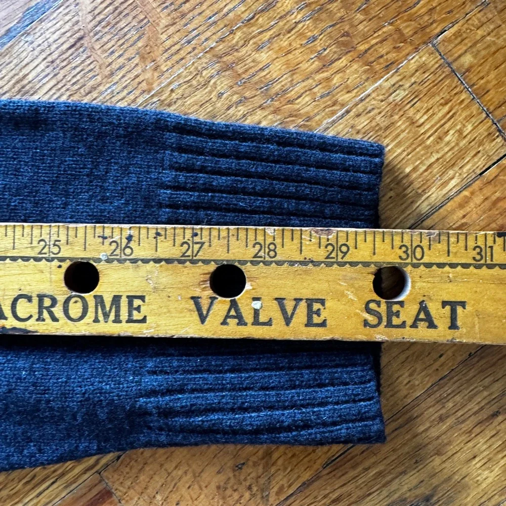 J.‎ Crew Men's Navy Blue Merino Wool Blend Crewneck Sweater XL
